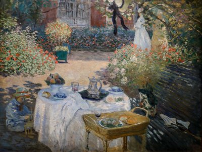 Il pranzo: pannello decorativo da Claude Monet