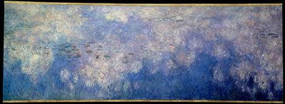 Le ninfee; le nuvole. Parte centrale del trittico dipinto a Giverny da Claude Monet