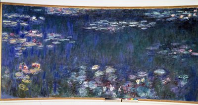 Le ninfee, riflessi verdi (dittico, parte sinistra) da Claude Monet