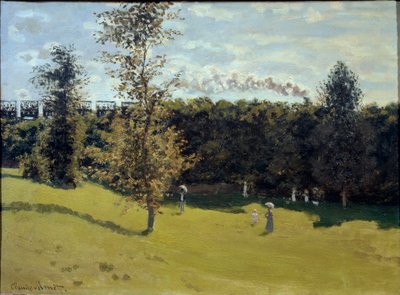 Treno in campagna da Claude Monet