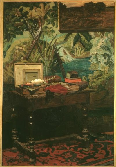 Un angolo di atelier da Claude Monet