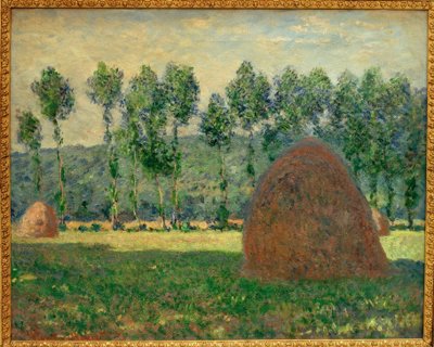 Un covone vicino a Giverny da Claude Monet