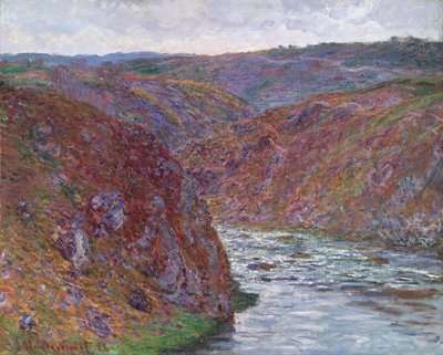 Valle della Creuse (Giornata Grigia) da Claude Monet