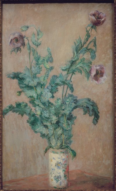Vaso con papaveri da Claude Monet