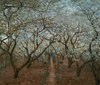 Frutteto in fiore, Vétheuil da Claude Monet