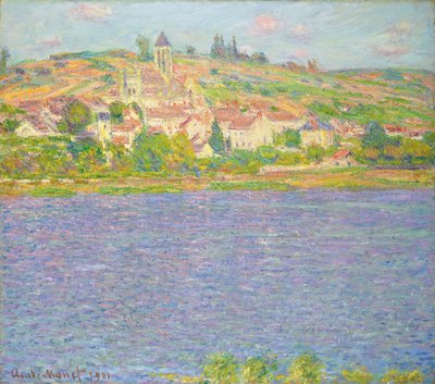 Vetheuil al sole; Vetheuil, effet de Soleil, 1901 da Claude Monet