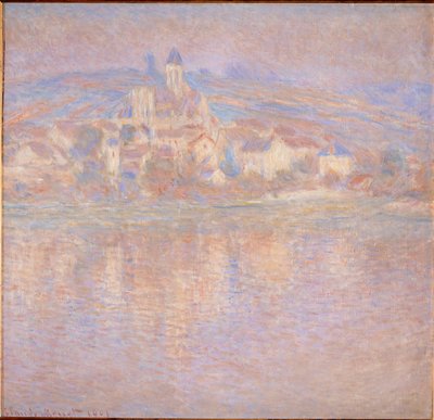 Vetheuil, tramonto (pittura su tela) da Claude Monet