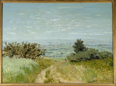 Veduta dalla pianura ad Argenteuil, pendii di Sannois nel 1872 da Claude Monet
