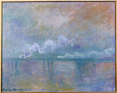 Vista del ponte di Charing Cross a Londra da Claude Monet