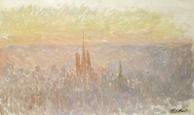Veduta di Rouen da Claude Monet