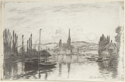 Vista di Rouen, 1883 da Claude Monet