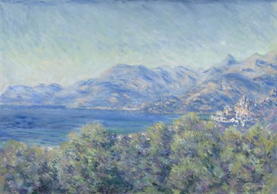 Vista di Ventimiglia da Claude Monet