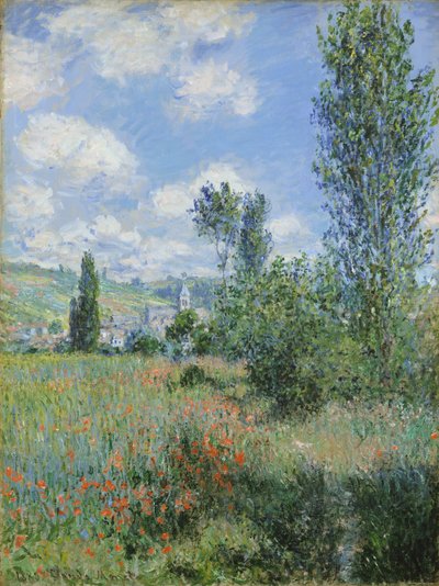 Veduta di Vetheuil da Claude Monet