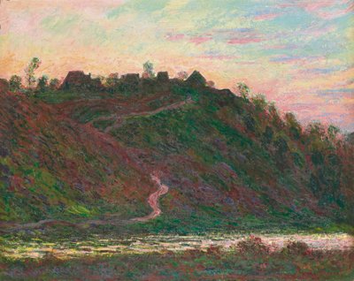 Villaggio di La Roche-Blond: effetto della sera, 1889 da Claude Monet