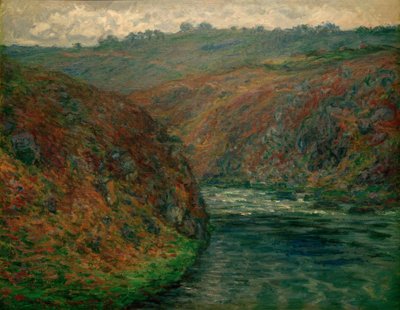 Vista di Creuse, tempo cupo da Claude Monet