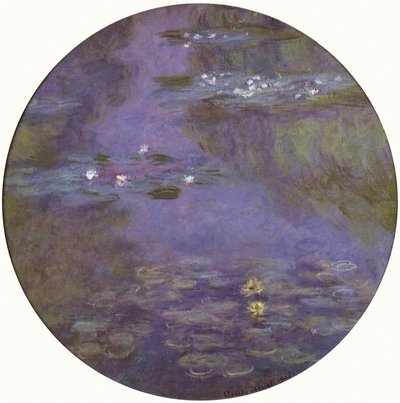 Rotondo con ninfea da Claude Monet