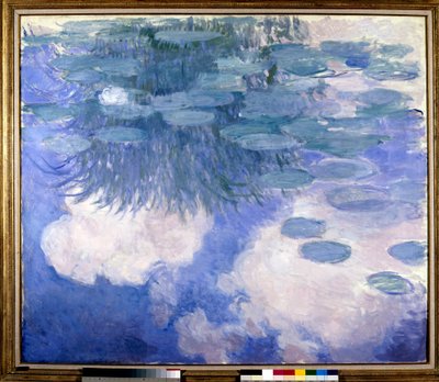 Ninfee con effetti di nuvole, c. 1914-1917 da Claude Monet