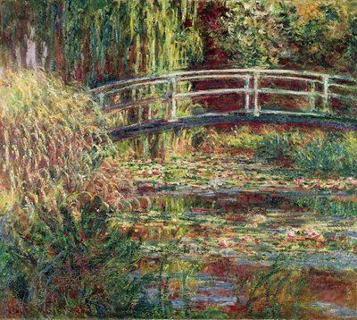 Stagno di ninfee: Armonia rosa da Claude Monet