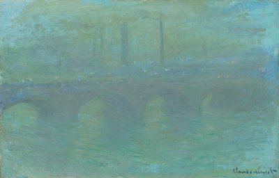 Ponte di Waterloo, Londra, al Tramonto da Claude Monet