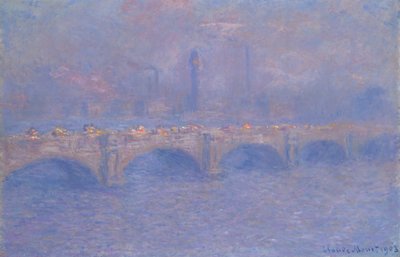 Ponte di Waterloo, Effetto di Luce, 1903 da Claude Monet