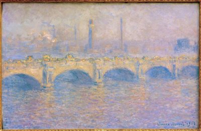 Waterloo Bridge, effetto di sole da Claude Monet
