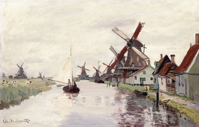 Mulino a vento in Olanda, 1871 da Claude Monet