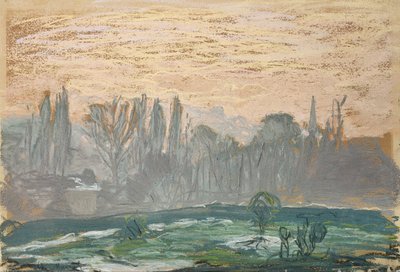 Paesaggio invernale con cielo serale da Claude Monet