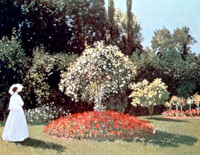 Donna nel giardino, Sainte Adresse, 1867 da Claude Monet