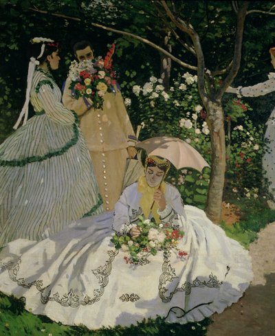 Donne nel Giardino (dettaglio) da Claude Monet