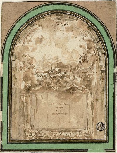 Progetto per il soffitto della Salle de Spectacle de Besancon da Claude Nicolas Ledoux