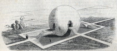 Progetto di una casa di guardia agricola di Claude Nicolas Ledoux (1736-1806). da Claude Nicolas Ledoux
