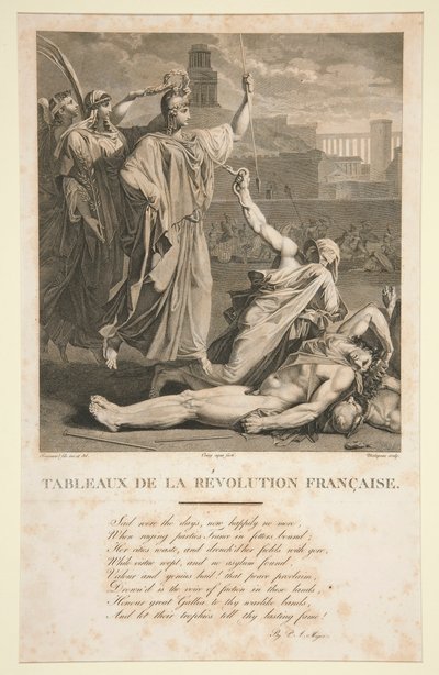 Quadri della Rivoluzione Francese da Claude Nicolas Malapeau
