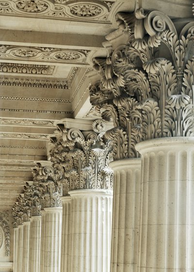 Colonnato di Claude Perrault, capitelli corinzi ... da Claude Perrault