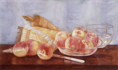 Natura morta con pesche da Claude Raguet Hirst