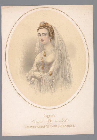Ritratto di Eugenia, imperatrice di Francia da Claude Régnier