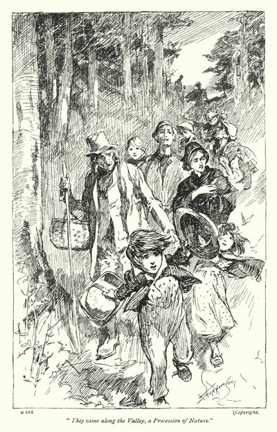 Illustrazione per Coningsby di Disraeli (litografia) da Claude Shepperson