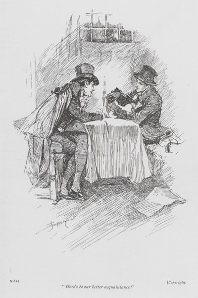 Illustrazione per Lavengro di George Borrow (litografia) da Claude Shepperson