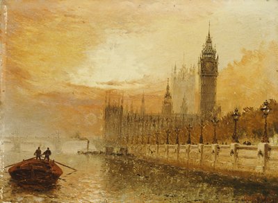 Vista di Westminster dal Tamigi da Claude T. Stanfield Moore