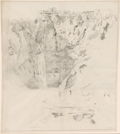 Scogliere con una Cascata a Tivoli da Claude Thienon