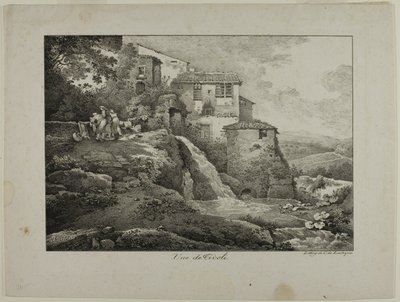 Veduta di Tivoli da Claude Thienon