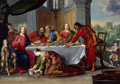 Cristo in casa di Simone il Fariseo, c.1635 da Claude Vignon