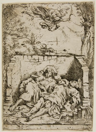 I Corpi dei Santi Pietro e Paolo nello Stesso Sepolcro da Claude Vignon