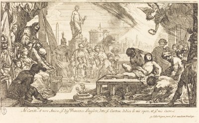 Il Martirio di San Lorenzo da Claude Vignon