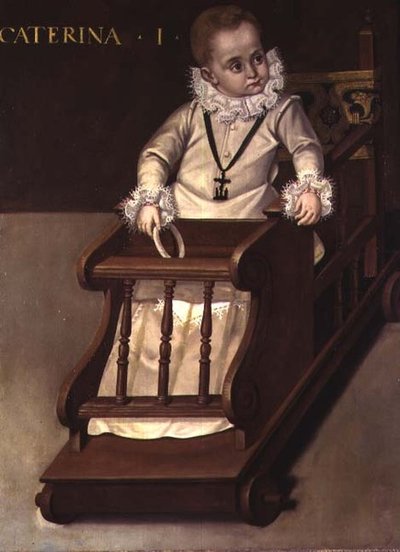 Ritratto di una bambina chiamata Caterina, di un anno da Claudio Coello