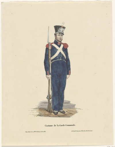 Fuciliere belga, 1830 da Claudio Linati