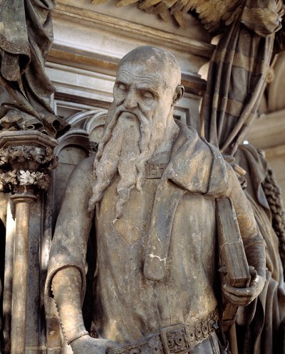 Isaia. La base del Pozzo di Mosè da Claus Sluter