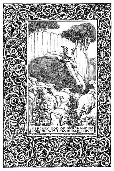 Frontespizio a Il campo di trifoglio, 1899 da Clemence Housman