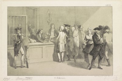 Pagamento di assegnati, 1795 da Clemens Prosper Schreurs