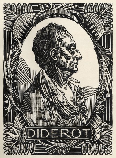 Denis Diderot da Clement Serveau