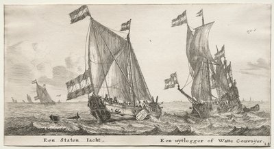 Varie navi e vedute di Amsterdam, Parte II: Yacht dell